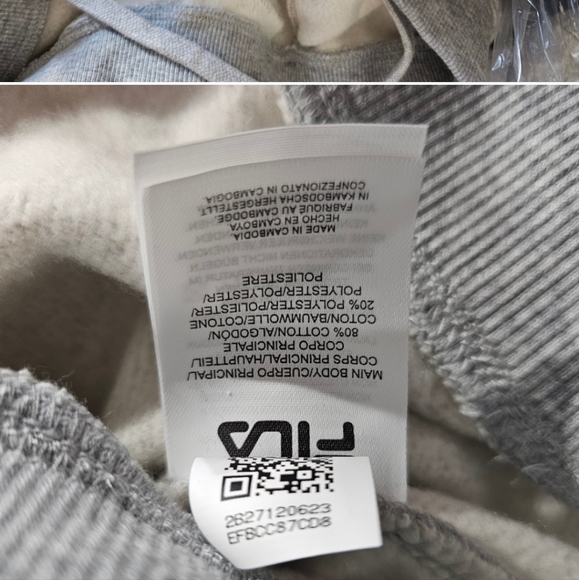 FILA FLEECE JOGGER PANTS WOMEN'S SIZE AVAILABLES Grey - Picture 3 of 3